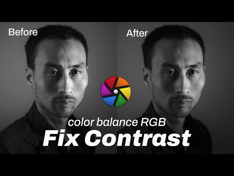 Darktable: Fix and Tune Contrast in the Color Balance RGB Module