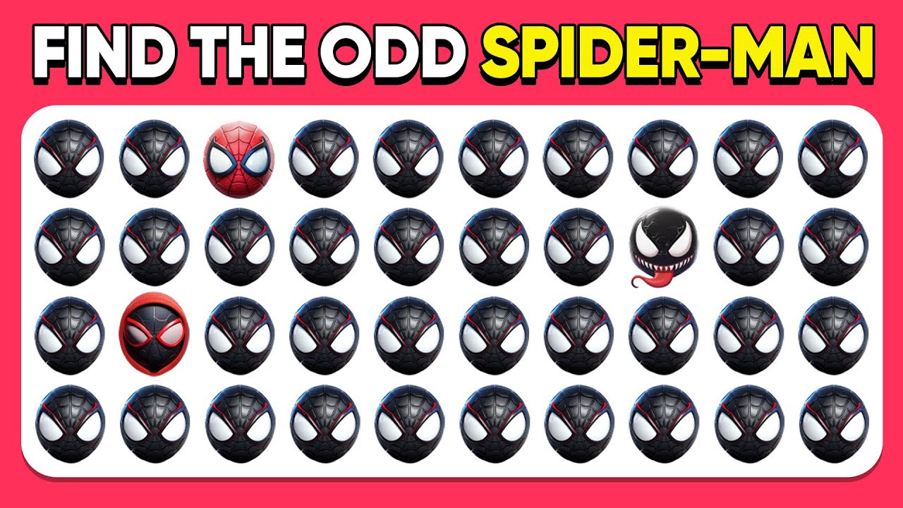 Find the ODD Spider-Man – Marvel Spider-Man 2 Game Edition Quiz! 🕷️🦸‍♂️