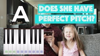 REAL PERFECT PITCH TEST!! - 5-Year-Old Claire Ryann Crosby