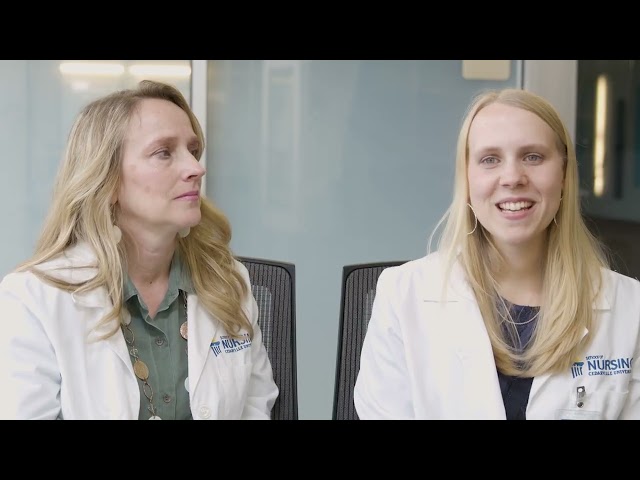 Thumbnail for video titled: Mother and Daughter Pursue MSN-FNP Together at Cedarville