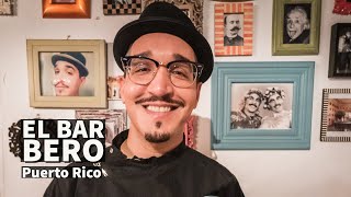 🇵🇷 Tour of Vintage Barbershop Themed Cocktail Bar - El Bar Bero | San Juan Puerto Rico