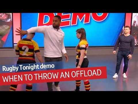 Brian O'Driscoll and Joe Cokanasiga offloading masterclass! | Rugby Tonight Demo