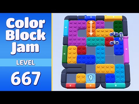 Color Block Jam Level 667 | Every Puzzle Solved! 🎯