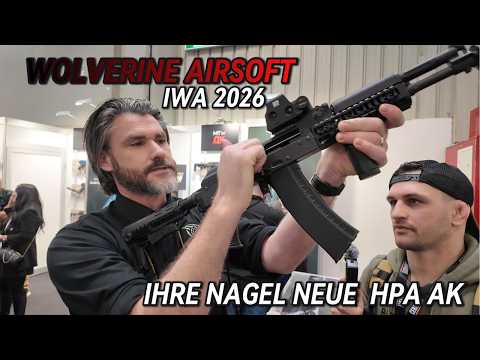 Die Nagel neue MTW AK von @WolverineAirsoft auf der IWA 2026