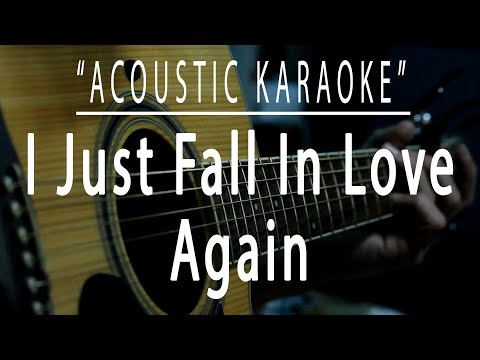 I just fall in love again - Anne Murray (Acoustic karaoke)