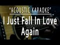 I Just Fall In Love Again Anne Murray Acoustic Karaoke