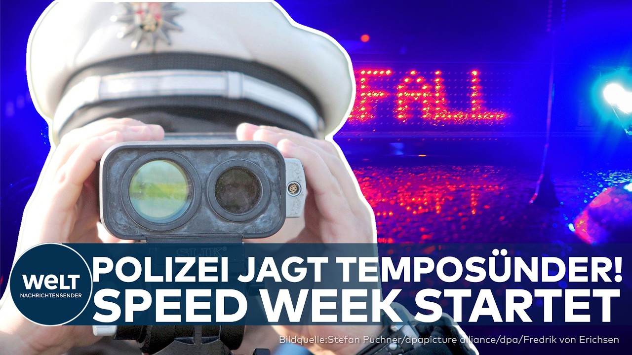 BLITZER-ALARM IN DEUTSCHLAND: Polizei jagt Temposünder – Speed Week bringt mehr Kontrollen!