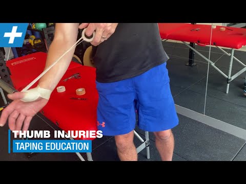 How to Tape for Thumb Injuries | Tim Keeley | Physio REHAB