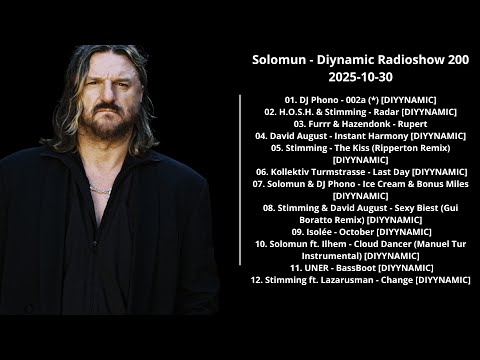 Solomun - Diynamic Radioshow 200 2025-10-30 with tracklist