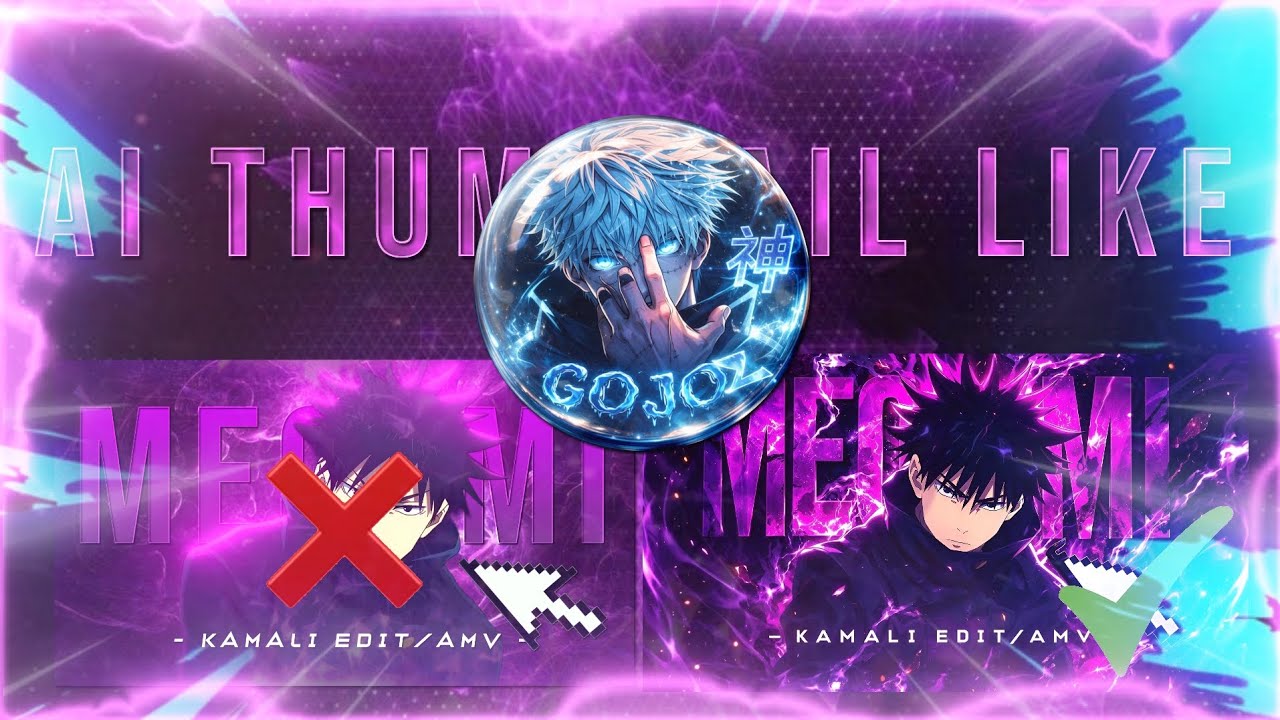 HOW TO MAKE GOJO LIKE AI THUMBNAILS ON MOBILE! 📱 (Full Tutorial)