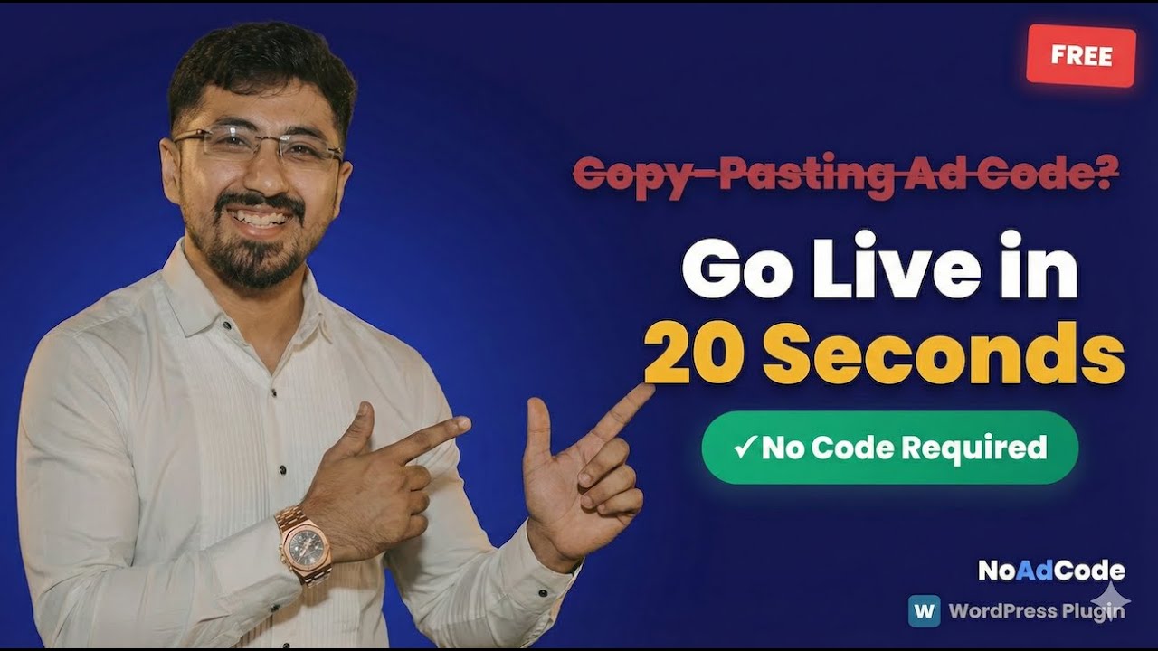 NoAdCode Demo Video Thumbnail