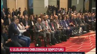 Başdenetçi Şeref Malkoç Ombudsmanlık Sempozyumunda Konuştu
