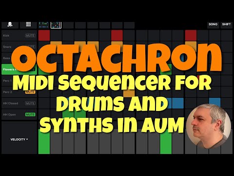Octachron AUv3 Drum Midi Sequencer - Sequencer for Drums and Synths