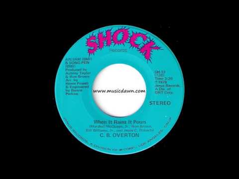 C. B. Overton - When It Rains It Pours [Shock] 1978 Modern Soul 45 Video
