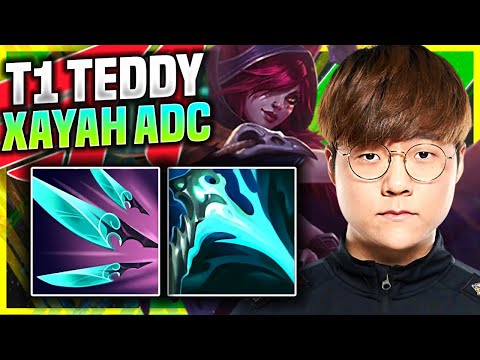 TEDDY PICKS XAYAH WITH NEW ITEMS!  |  Preseason 11 T1 Teddy Plays Xayah ADC vs Ezreal!