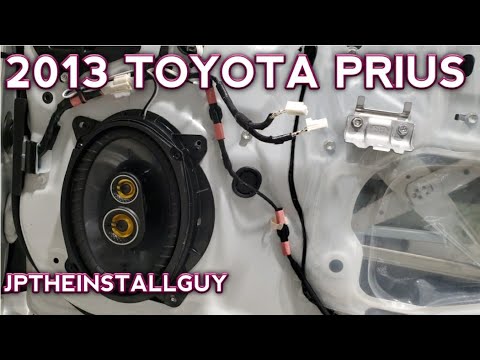 2013 toyota prius speaker removal and replacement install