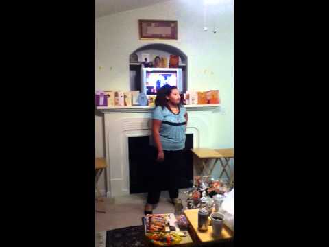 Audrina Singing " The Food Song " 11/24/11