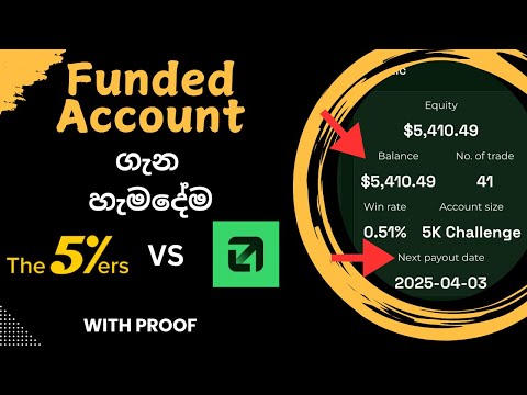 Funded Account  ගැන හැමදේම  දැනගමු | With Live Proof | A to Z Explain #forextrading #forexstrategy