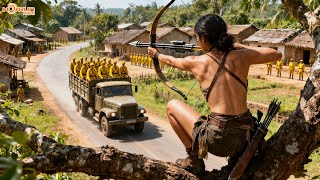 Download lagu 日軍車上欺負女戰俘，下秒女特工設伏，弓箭綁上炸藥射殺日軍⚔️  抗日  擂台  | Kung Fu mp3