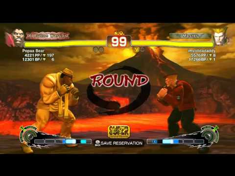 SSF4 AE: Popaa Bear (Balrog) VS imstilldadaddy (Guile)