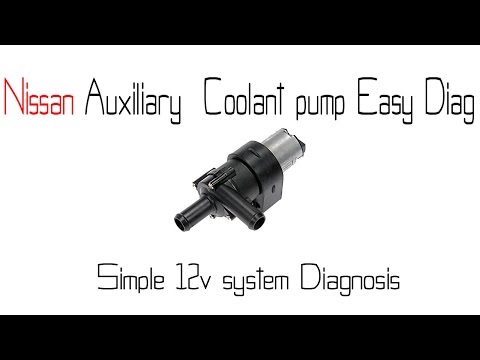 Nissan auxilary coolant pump operation - known good system - Nissan NV passenger van