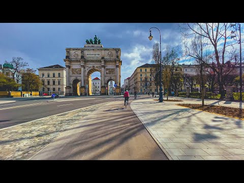 [4K60] Biking through the streets of Munich, Germany 🇩🇪 | From Gieselastraße to Shellingstraße
