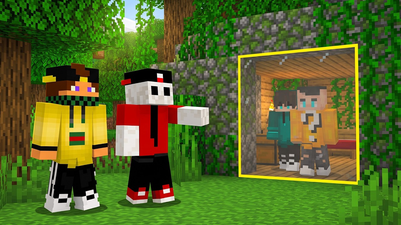 COSTRUISCI LA BASE PIÙ SEGRETA 2vs2 per VINCERE SU MINECRAFT  - ACQUA FUOCHINO FUOCO