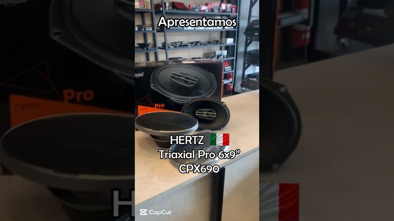 Kit Alto Falante 6x9 Hertz Cento CPX690 240W Triaxial