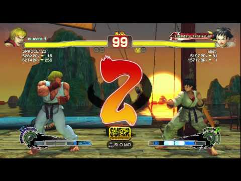 SPRUCE123 [Ken] vs. elist_ [Makoto] | SSF4 Arcade Edition