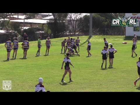 2017 CRRL - 18s Round 8 Highlights - Queanbeyan Roos Vs. Woden Valley Rams