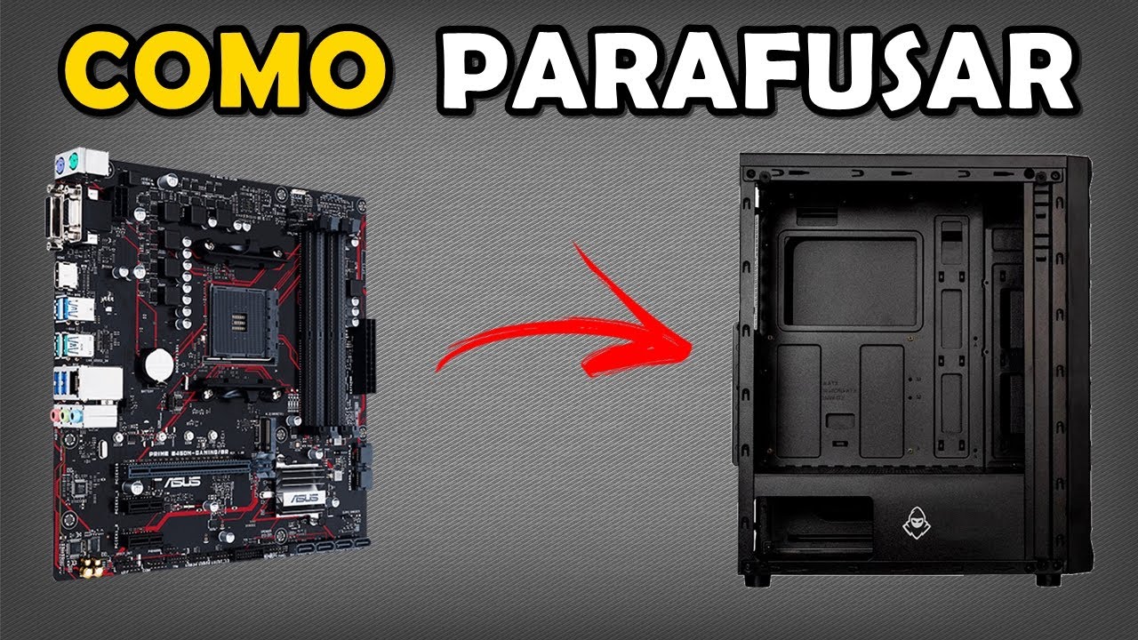 Como Colocar e Parafusar a Placa Mãe no Gabinete (Todos os Modelos)