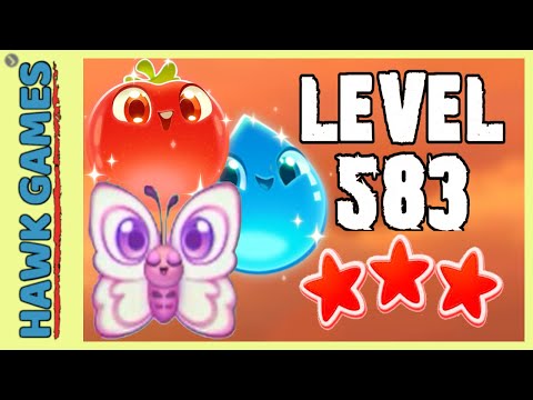 Farm Heroes Super Saga Level 583 Hard - 3 Stars Walkthrough, No Boosters