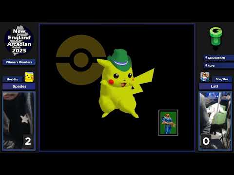 NE Melee Arcadian 2025 - Spades (Pikachu) vs. Lati (C. Falcon) - SSBM WSF