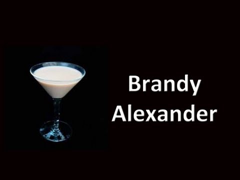 Brandy Alexander Cocktail Drink Recipe