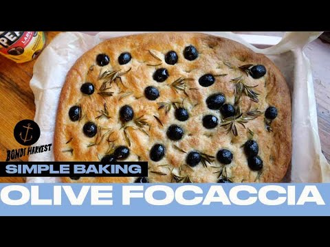 Olive & Rosemary Focaccia Recipe