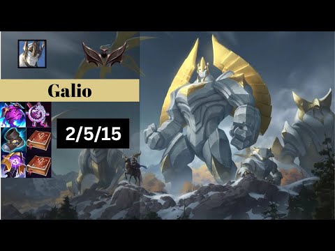 Galio Mid vs Anivia Ranked game 3
