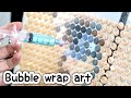 I Finished 5000 BUBBLE POP PAINT ART This Took Me Forever