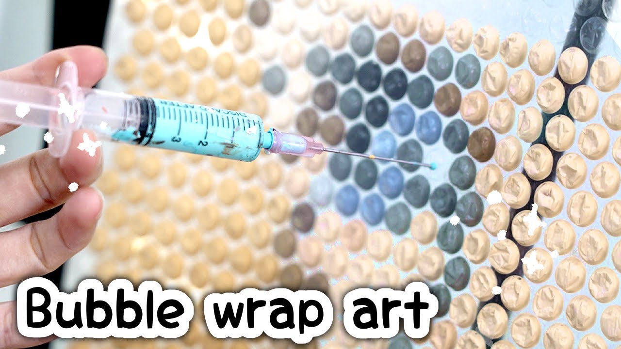 I finished 5000 BUBBLE POP PAINT ART!!! this took me forever...