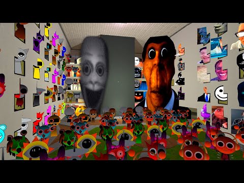 Obunga Nico's rosalia bizcochito & Sprunki Nextbots Horror want to me in Gmod!