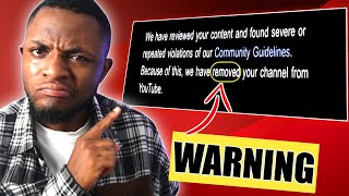 YOUTUBE DELETED MY CHANNEL