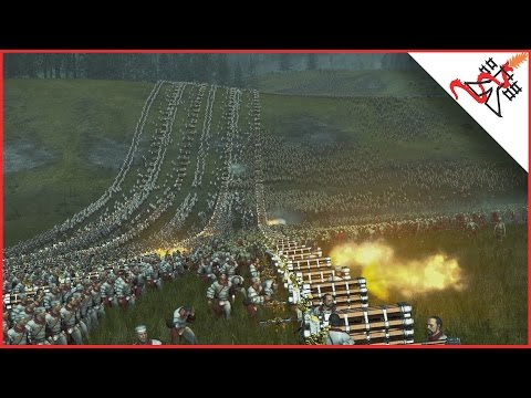 12500 ZOMBIES vs 312 HELLBLASTER VOLLEY GUNs - Total War: WARHAMMER