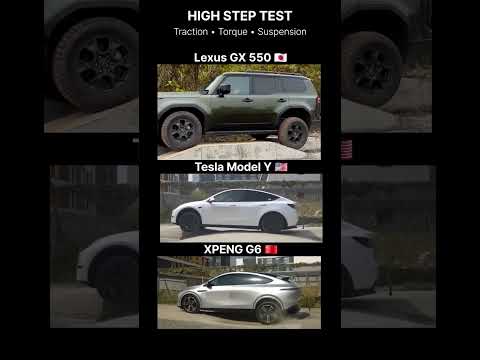 Thumbnail for Lexus vs Tesla vs XPENG | High Step Suspension Test by XPeng