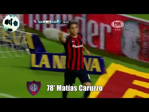 Gol Matías Caruzzo - Godoy Cruz 0 Vs San Lorenzo 1 - Copa Amistad