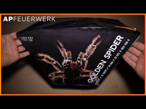 [Neuheit 2021] Golden Spider (PyroCentury / AP Feuerwerk) | GreatFireworks