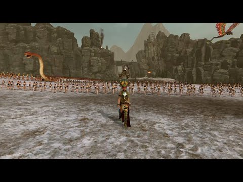 amazons vs dwarfs warhammer 2 cinematic battle