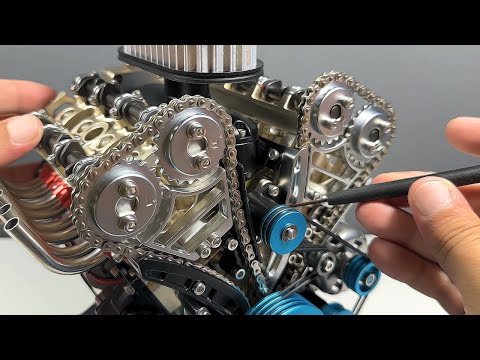 BIG SCALE 1/3  V8 Engine Model Kit – Full Metal Construction