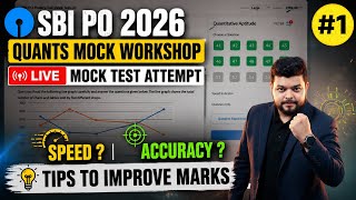 SBI PO 2026 Quants Mock Workshop #1 | Balance Speed & Accuracy | Full Marks