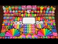 SATISFYING WITH CLAY PIPING BAG FOAM SLIME And GLITTER Mixing Random Things Into GLOSSY Slime 1953