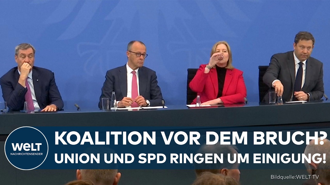 KOALITIONSKRISE: Heftiger Streit beim Koalitionsgipfel! Union und SPD geraten heftig aneinander!