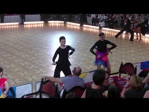 Stanimir Statev - Yelyzaveta Kravetz BUL | WDSF World Championship J2 Ten Dance 1/4 1